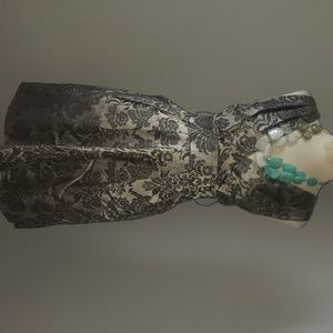 Dressbarn grey party dress